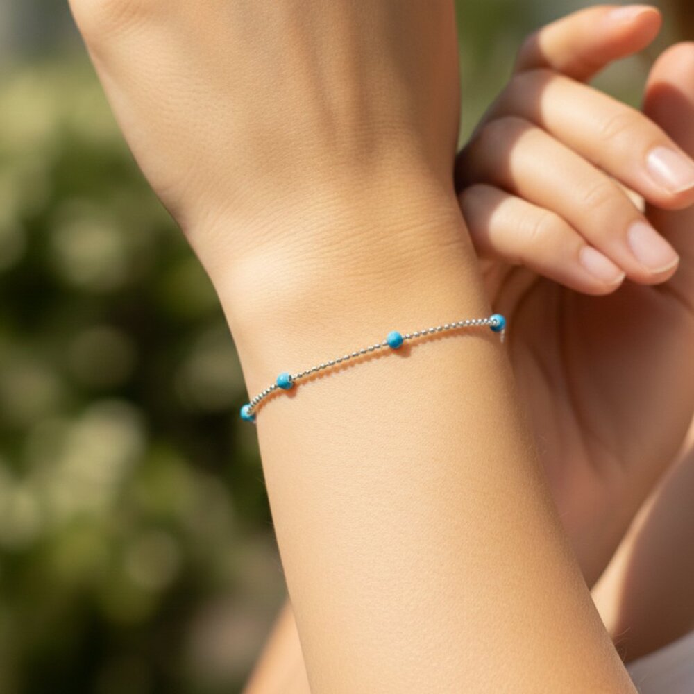 "Trendy Handmade Bracelet – A Stylish Gift for Women & Girls, MAR091353
